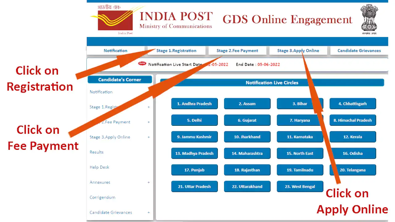 India Post GDS Recruitment 2022 apply link and details