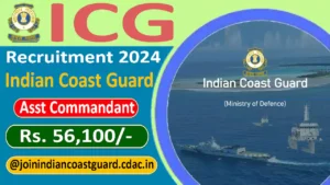 Indian Coast Guard Recruitment 2024 for CGCAT (2025 Batch) Notification