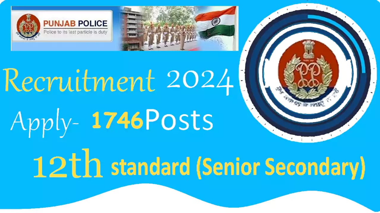 Punjab Police Recruitment 2024 Apply Online